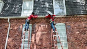 fascia board crew brick home